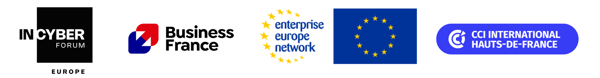 Bannière Incyber logos
