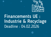 Financement UE - Industrie et recyclage